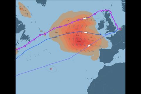 Voyage optimisation will be part of the deal for any wind assisted propulsion. Image: NAPA